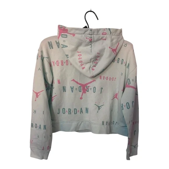 Girls Jordan Crop Hoodie - Picture 2 of 3